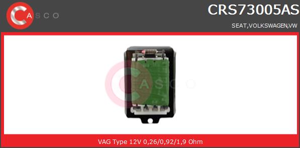Opornik wentylatora CASCO CRS73005AS