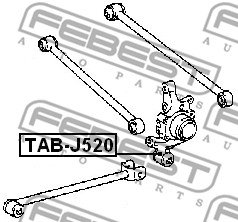 Tuleja wahacza FEBEST TAB-J520