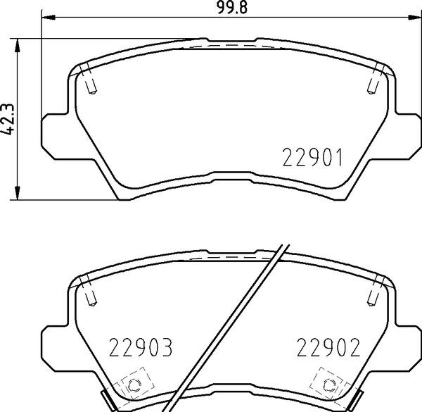 Klocki hamulcowe BREMBO P 30 111