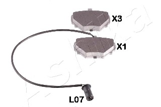 Klocki hamulcowe ASHIKA 51-0L-L07