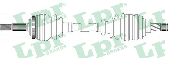 Półoś napędowa LPR DS37046