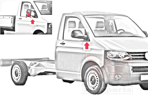Wkład lusterka VAN WEZEL 5896838
