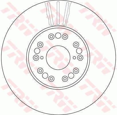 Tarcza hamulcowa TRW DF4182S