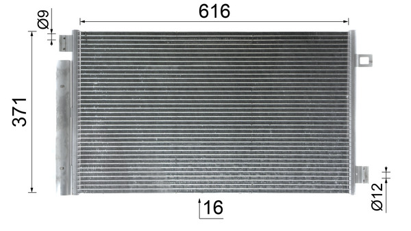 Skraplacz, klimatyzacja MAHLE AC 1127 000P