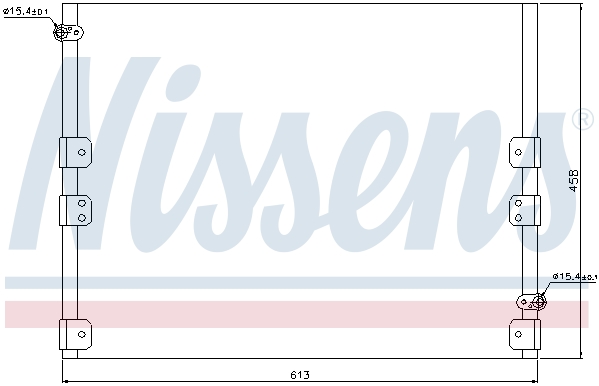 Skraplacz klimatyzacji NISSENS 94512