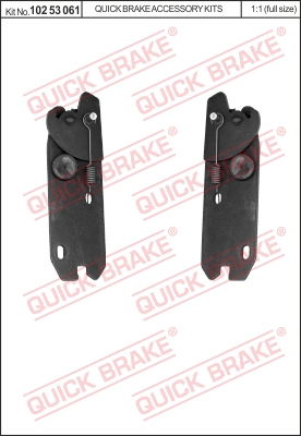 Regulacja szczęk hamulcowych QUICK BRAKE 102 53 061