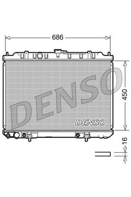 Chłodnica DENSO DRM46008