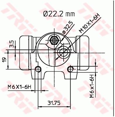 Cylinderek TRW BWH134
