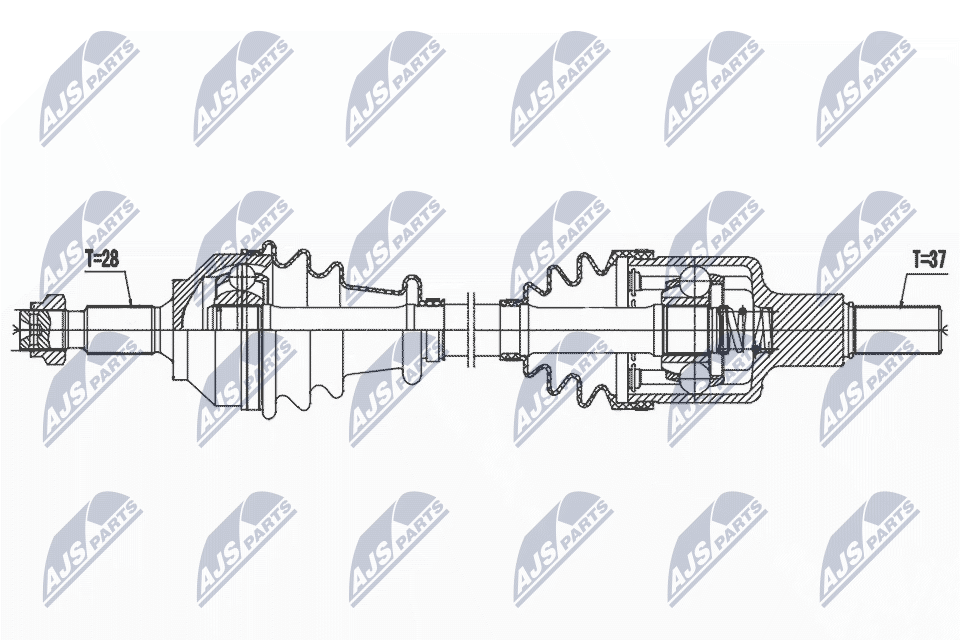 Wał napędowy NTY NPW-CT-133