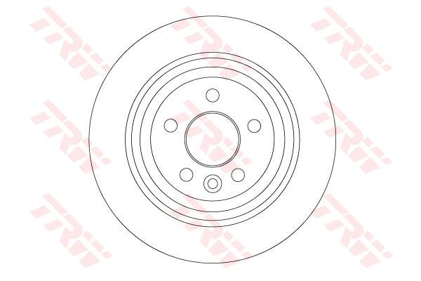 Tarcza hamulcowa TRW DF6913