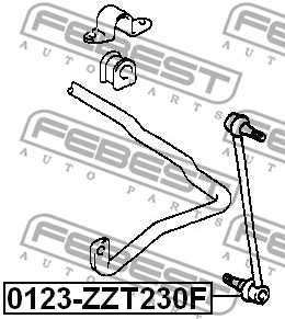 Łącznik stabilizatora FEBEST 0123-ZZT230F