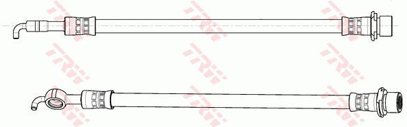 Przewód hamulcowy elastyczny TRW PHD1129