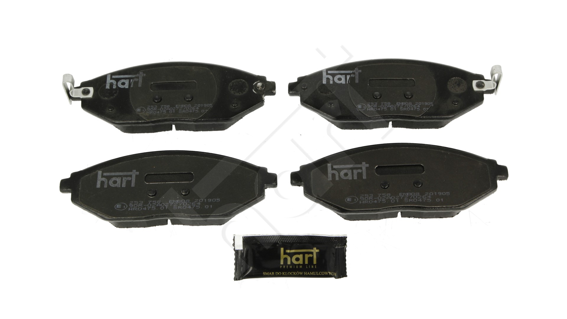 Klocki hamulcowe HART 253 758