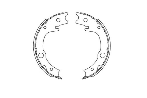 Zestaw szczęk hamulcowych KAVO PARTS KBS-9925