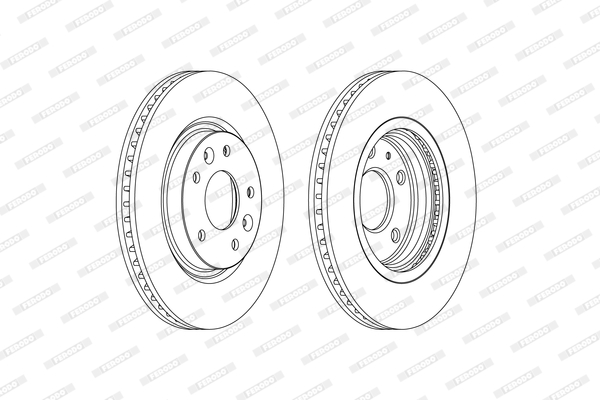 Tarcza hamulcowa FERODO DDF2466C