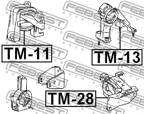 Poduszka silnika FEBEST TM-11