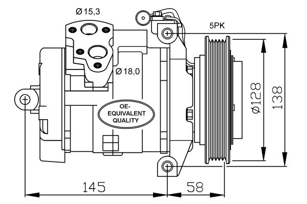 Kompresor klimatyzacji NRF 32697
