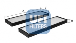 Filtr kabinowy UFI 53.163.00