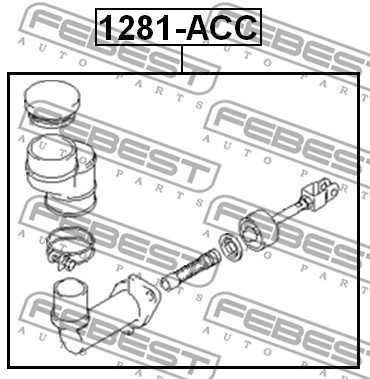 Pompa sprzęgła FEBEST 1281-ACC