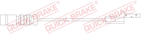 Czujnik zużycia klocków QUICK BRAKE WS 0182 B