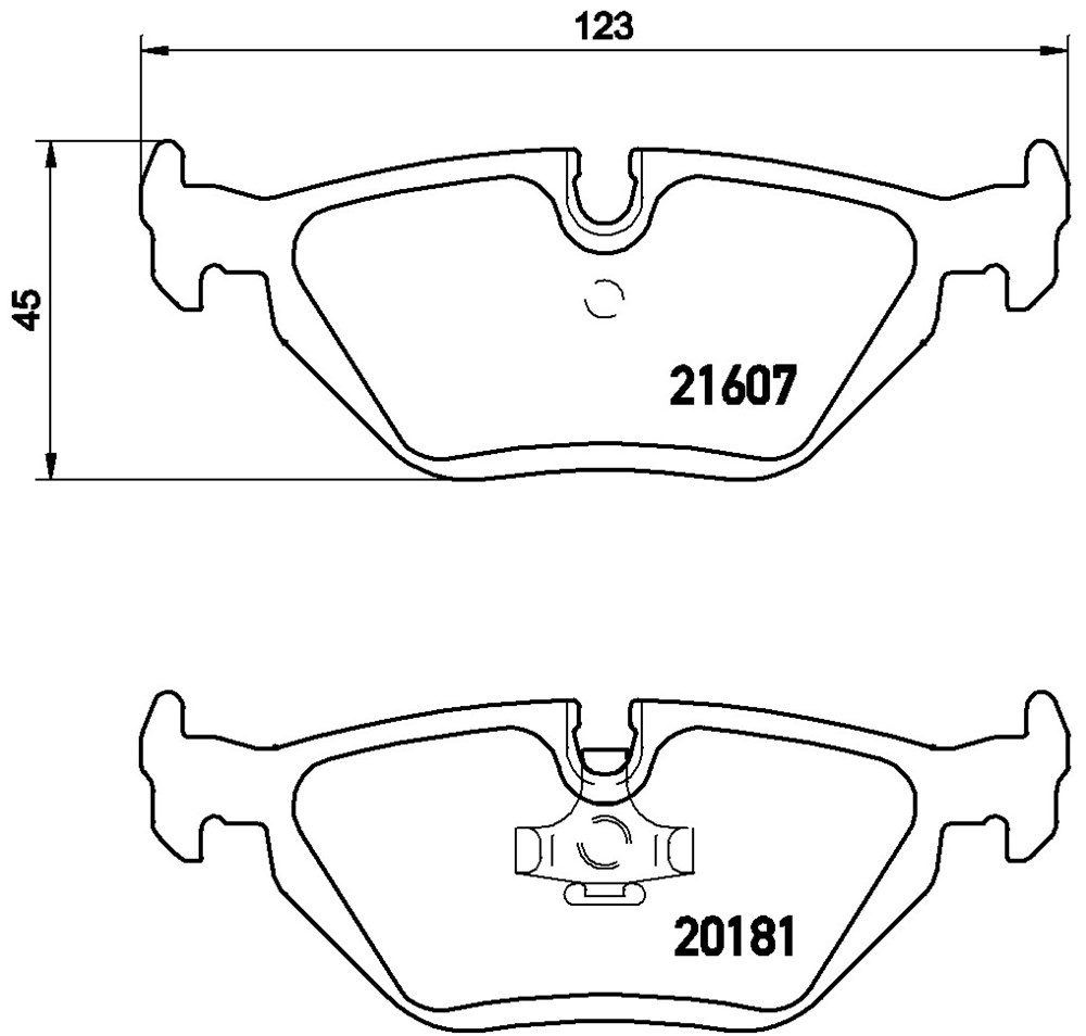 Klocki hamulcowe BREMBO P 06 013