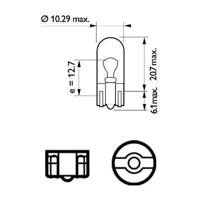 Żarówka kierunkowskazu PHILIPS 12961B2