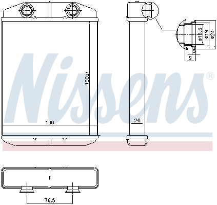 Nagrzewnica NISSENS 71458