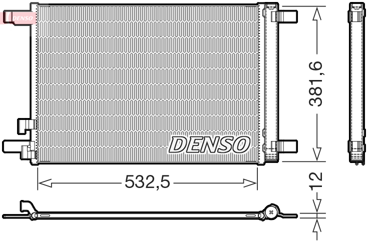 Skraplacz, klimatyzacja DENSO DCN02048