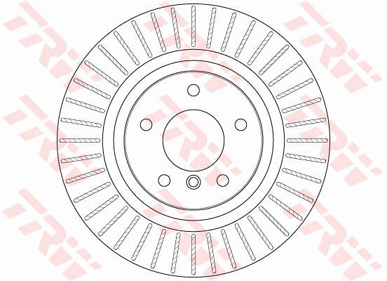 Tarcza hamulcowa TRW DF6352S