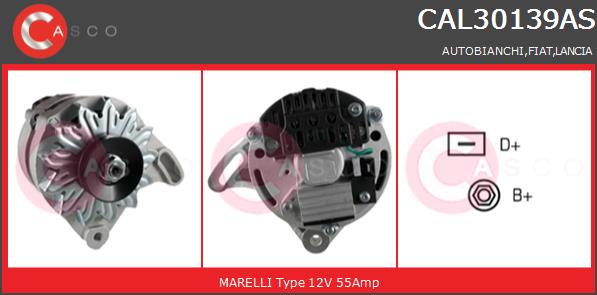 Alternator CASCO CAL30139AS