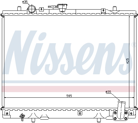 Chłodnica NISSENS 62892