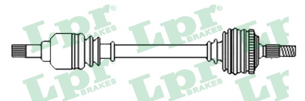 Półoś napędowa LPR DS52050