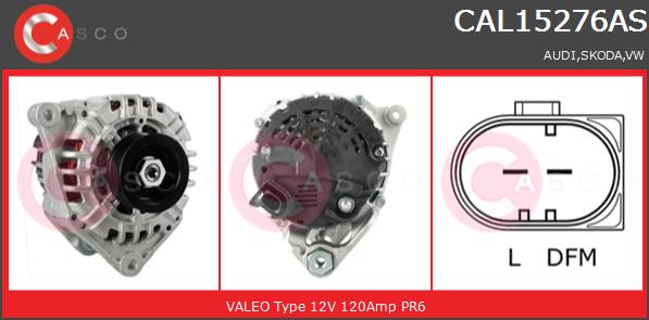 Alternator CASCO CAL15276AS