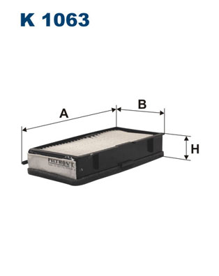 Filtr kabinowy FILTRON K 1063