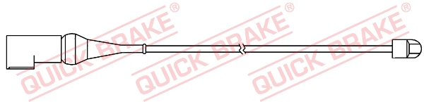 Czujnik zużycia klocków QUICK BRAKE WS 0366 A