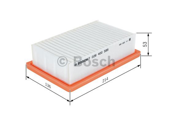 Filtr powietrza BOSCH F 026 400 595