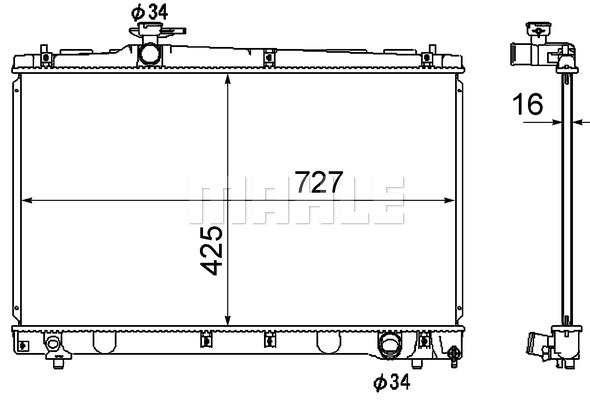 Chłodnica MAHLE CR 1866 000S