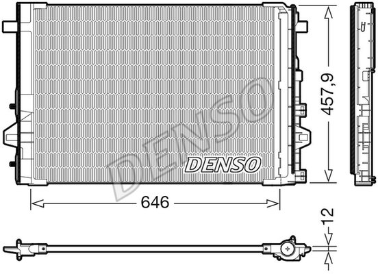 Skraplacz klimatyzacji DENSO DCN17059