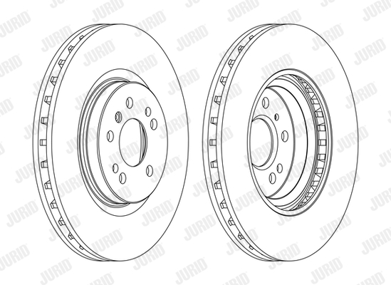 Tarcza hamulcowa JURID 562403JC-1