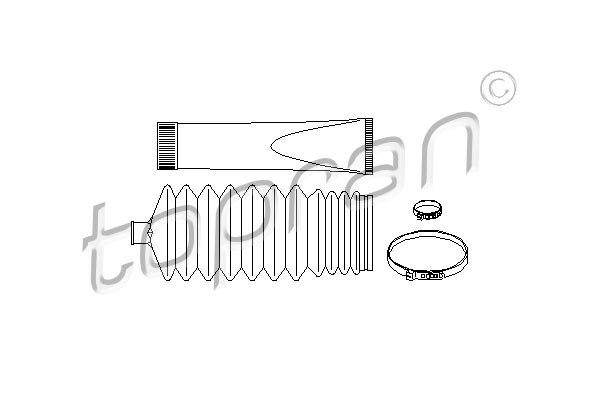 Osłona drążka kierowniczego TOPRAN 201 783