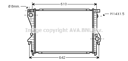 Chłodnica AVA QUALITY COOLING BWA2222