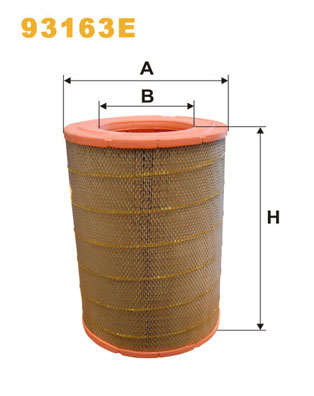 Filtr powietrza WIX FILTERS 93163E