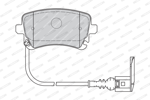 Klocki hamulcowe FERODO FVR1644