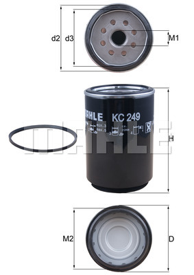 Filtr paliwa KNECHT KC 249D