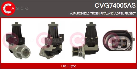 Zawór EGR CASCO CVG74005AS