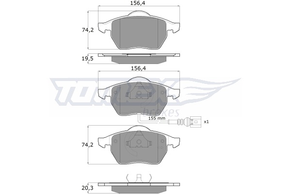 Klocki hamulcowe TOMEX BRAKES TX 10-942