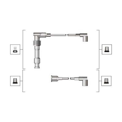 Przewody zapłonowe MAGNETI MARELLI 941319170085