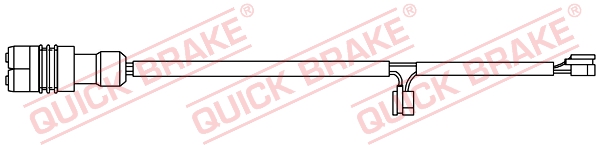 Czujnik zużycia klocków QUICK BRAKE WS 0376 A