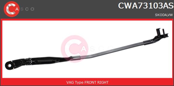 Ramię wycieraczki CASCO CWA73103AS