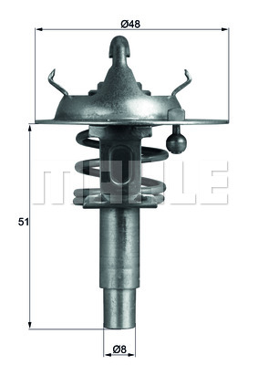 Termostat MAHLE TX 106 90D